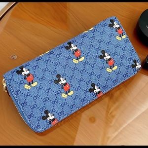Blue Mickey Mouse wallet